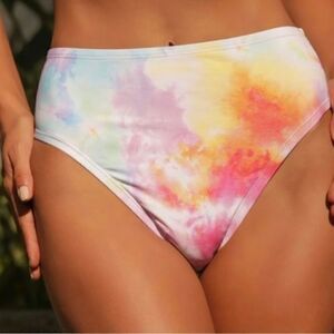 NWT Viscous Young Babes tie dyed bikini bottom.